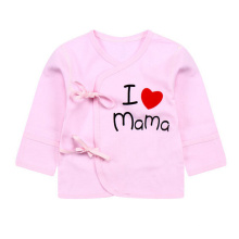 I Love Mama Recién nacido Baby Cotton Monk Clothing Coat